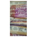 Flat of 12 el Monterey beef and bean burritos