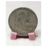 1962 Franklin  half  dollar