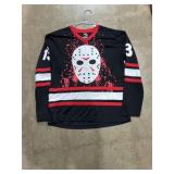 Friday the 13th Jason Voorhees hockey jersey size