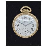 Ball Company 17 jewel 10k gold Plate Pocket Watch