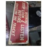 Hand Painted Wooden Sign