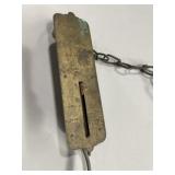 antique John Chatillon & Sons 50 lb. spring