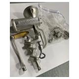 Table top metal meat grinder