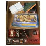 Unopened vintage Lakers toy, Darth Maul watch,