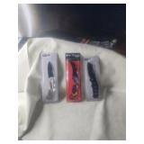 3 Individualized Packaged Pocket KnivesGreat