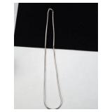 22" Silver Necklace marked 925  35 grams
