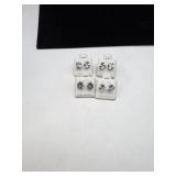 4 pairs Sterling Earrings