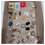 Pins and earring most not matches