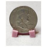 1962 Franklin  half  dollar