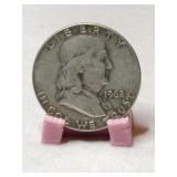 1962 Franklin  half  dollar