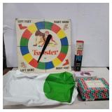 1966 Twister game, pix pix, horse drawn pumper,
