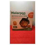 Malarpon home kitchen air fryer paper liners 8 in