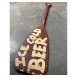 Ice cold beer paddle 29.5"