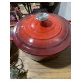 Mega chef 5-quart enameled cast iron Dutch oven