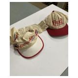 French apple flavored brandy, sun hat, and Bud