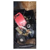 Battery box with contents