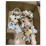 Vintage Pig & Farm Animal Figurine Lot ï¿½ Ceramic