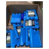 Flat of igloo ice blocks