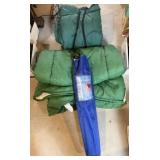 Pair of Sleeping Bags and Camp Chair
