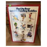 Miller Lite Beer Bowling Poster