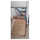 2pk lighted Holographic train sculpture and