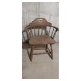S.Bent Bros furniture , round back wooden chair