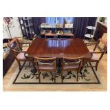 Bernhardt Double Pedestal Mahogany Dining Table ï¿½
