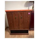 Vintage tube tv cabinet minus the television,