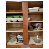 Cabinet 4  shelves  all contents