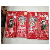 4  packs icicles 1,000 strands  18 in