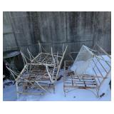 Vintage Wrought Iron Patio/ Lawn Furniture Frames