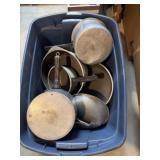 Assorted Vintage Aluminum Cookware Lot ï¿½ Pots,