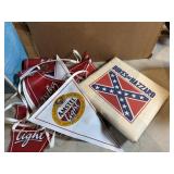 Dukes of Hazzard Cushion and Amstel Beer Flags