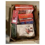 Variety of Christmas cards and envelopes