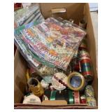 New ribbon and unopened gift wrap