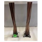 Vintage Sommerso Style Glass Bud Vase