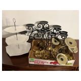 Large Mixed Lot of Candle Holders, Candelabras &