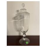 Clear Glass Lidded Apothecary Display Jar, 23ï¿½