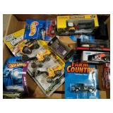New Hot Wheels and tractors cars