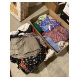 Two boxes of random clothes