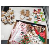 Christmas ornaments snowman candy canes