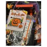 Halloween in a tote, decorations, costume