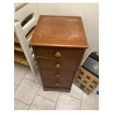Four drawer storage dresser 15ï¿½ x 16ï¿½ x 35ï¿½