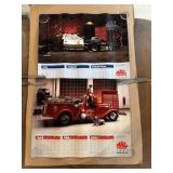 Pair of Vintage 1990 Mac Tools Wall Calendar