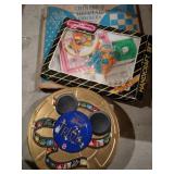 Chinese and regular checkers vintage game Disney