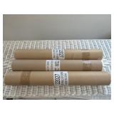 Three tubes of garden themed wall stickers