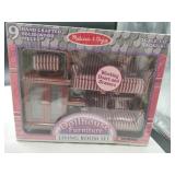 Melissa and Doug doll furniture living room set