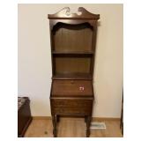 Secretary desk with bookcase 36" and 35" tall