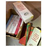 Box full of 12 inch hand, dipped taper candles