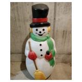 Blow mold snowman 40-in tall lighted California
